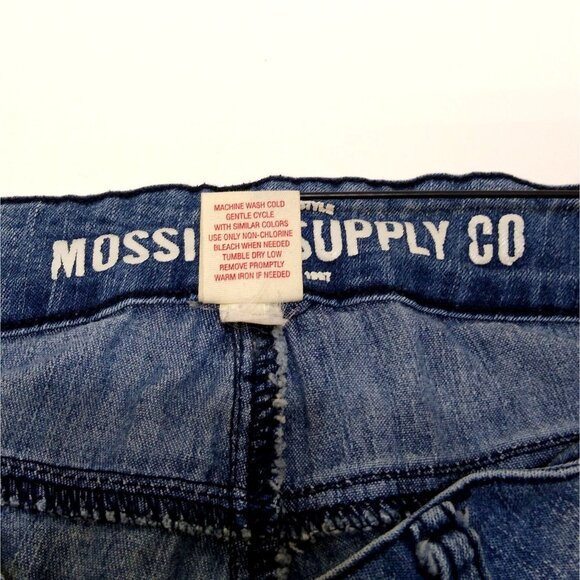 Mossimo Supply Co. Jeggings Low-Rise W29xL30 Women's Size 5 Slim Fit Blue Denim - Picture 4 of 7